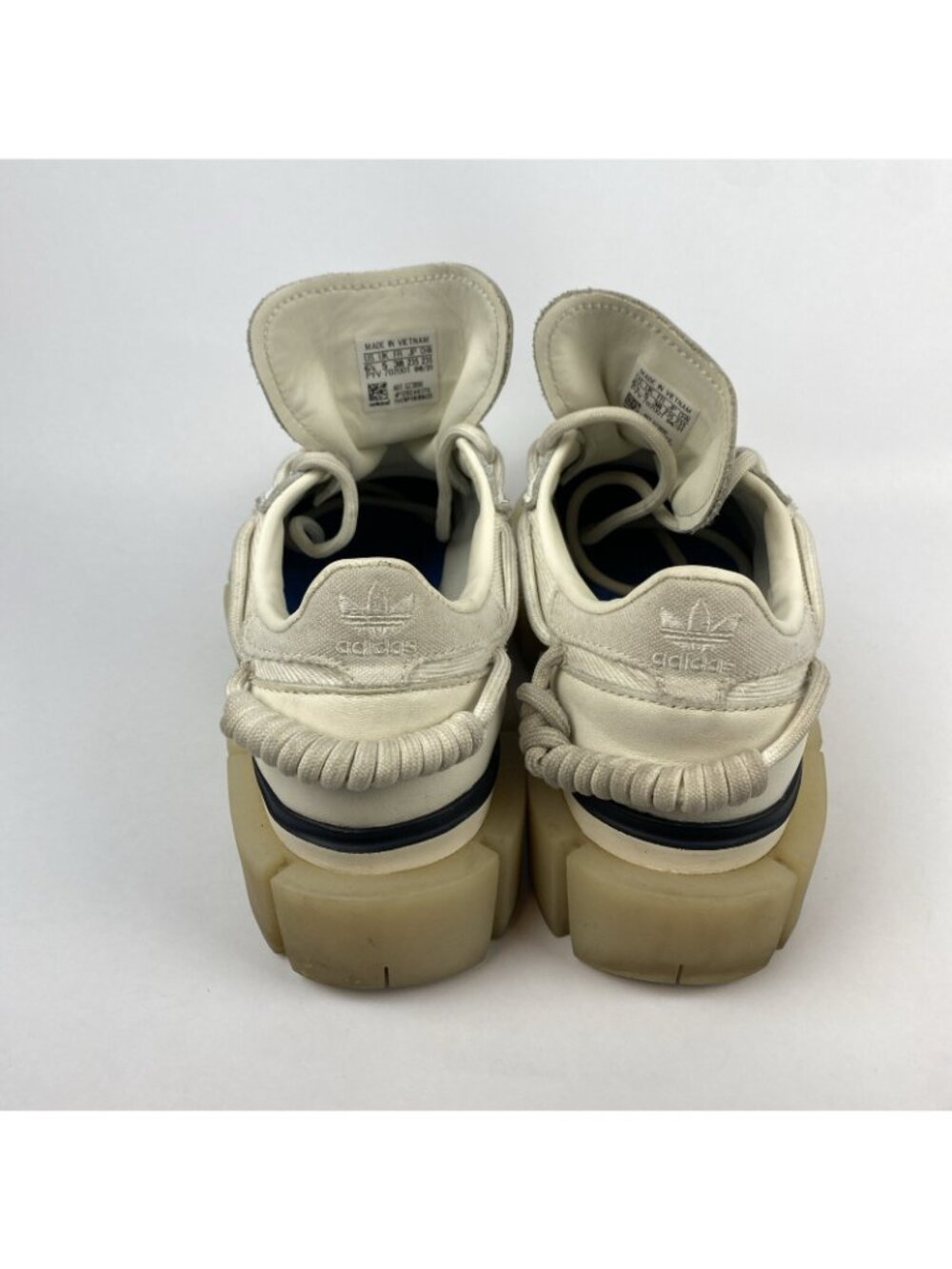 Adidas x Ivy Park Womens 6.5 Beyonce Super Sleek Platform Shoe White Blue GZ3890 - Picture 6 of 9